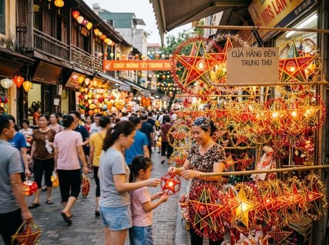 Những chiếc đèn lồng gợi nhớ tuổi thơ