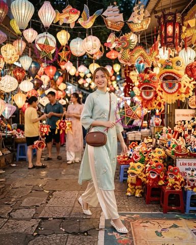 Outfit đi chơi trung thu