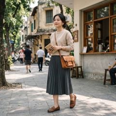 Giày phối với váy