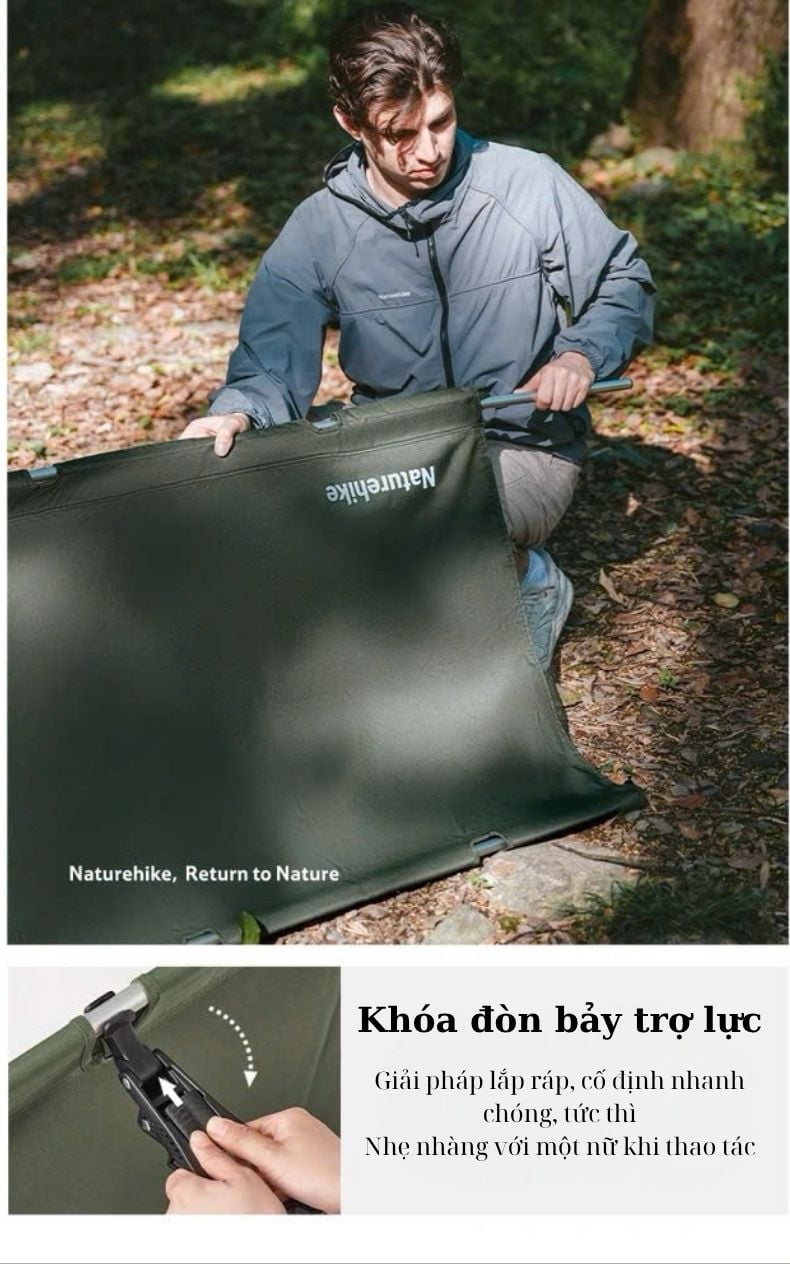 Giường xếp ngủ lều Naturehike CNK2550WS020