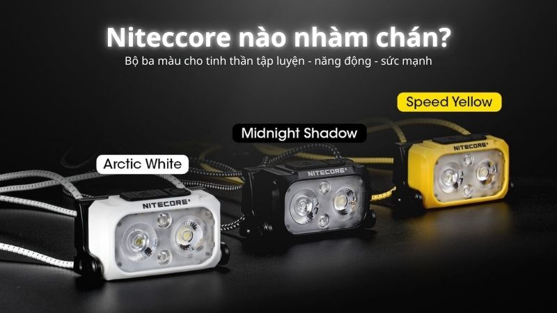 Nitecore NU21 - Đèn pin chạy bộ siêu nhẹ với dây đeo không trọng lực