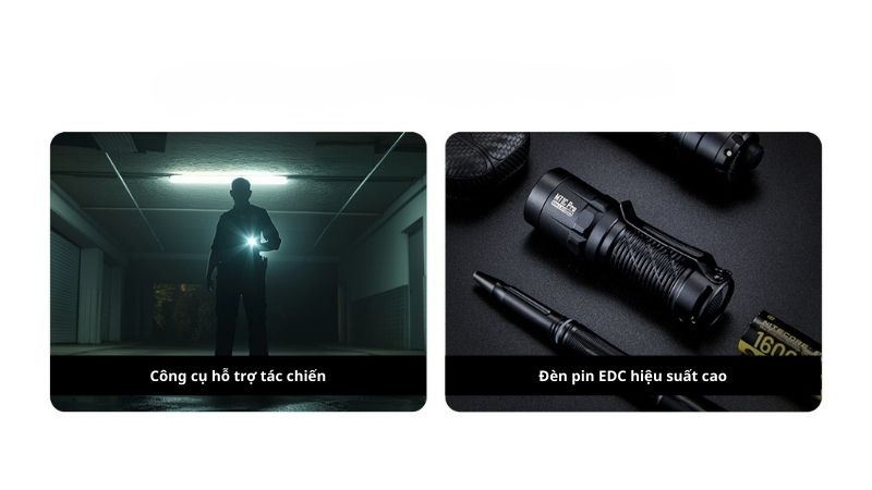 den pin tac chien Nitecore MT1C Pro mini