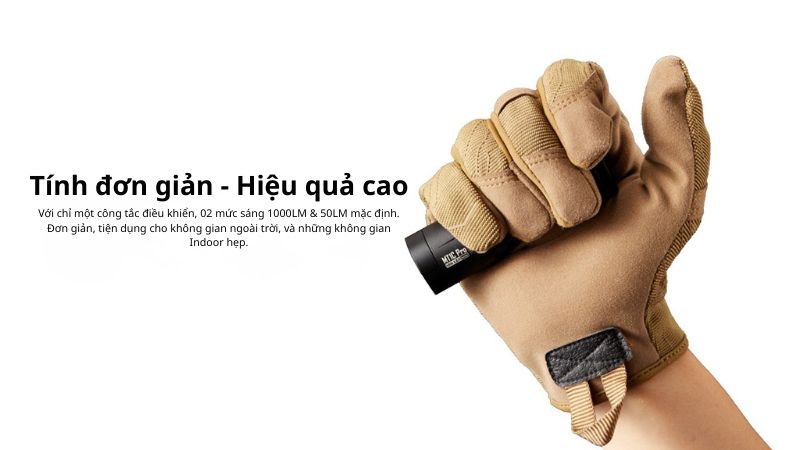 den pin tac chien Nitecore MT1C Pro mini