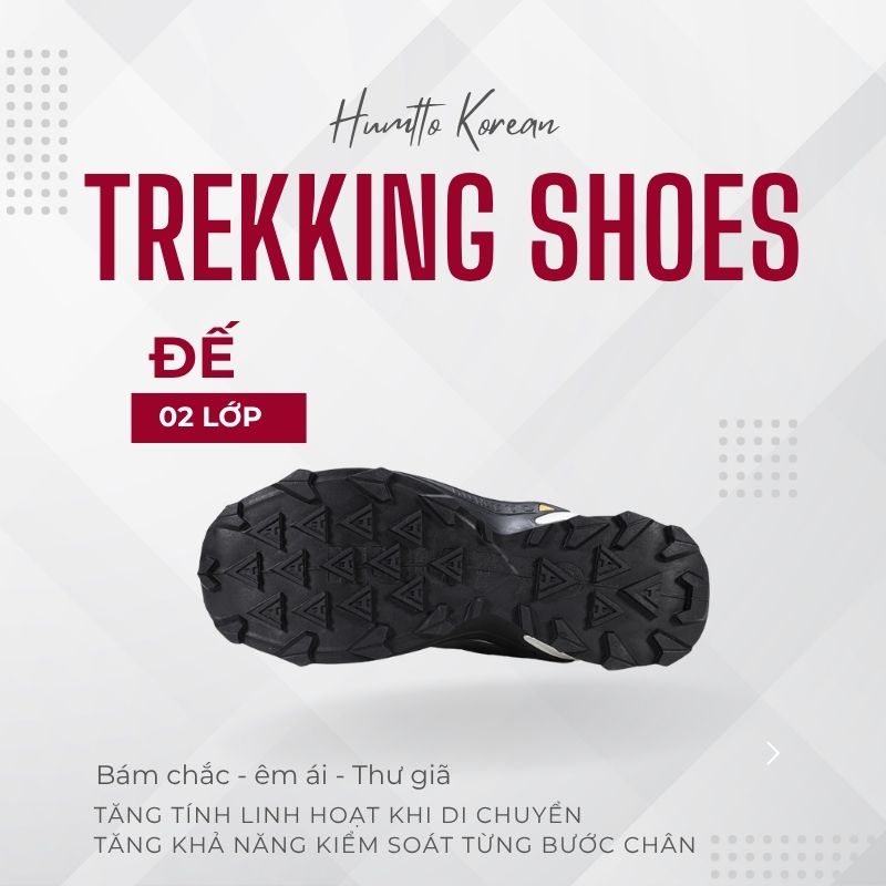 Giày leo núi cao cổ nữ Humtto 260937B