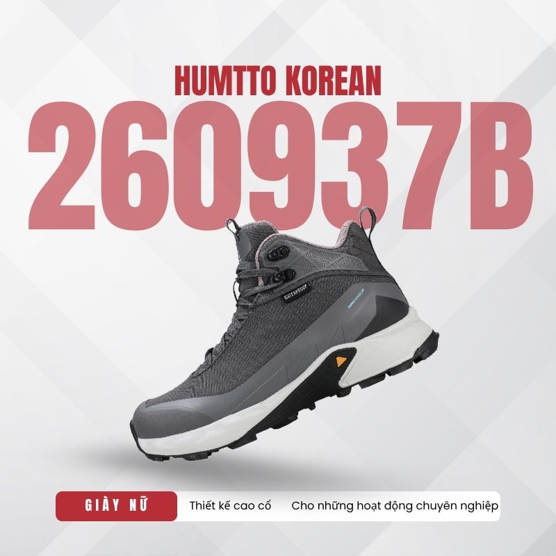 Giày leo núi cao cổ nữ Humtto 260937B