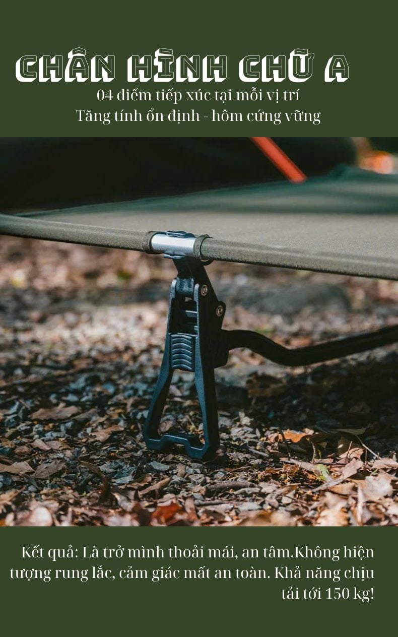 Giường xếp ngủ lều Naturehike CNK2550WS020