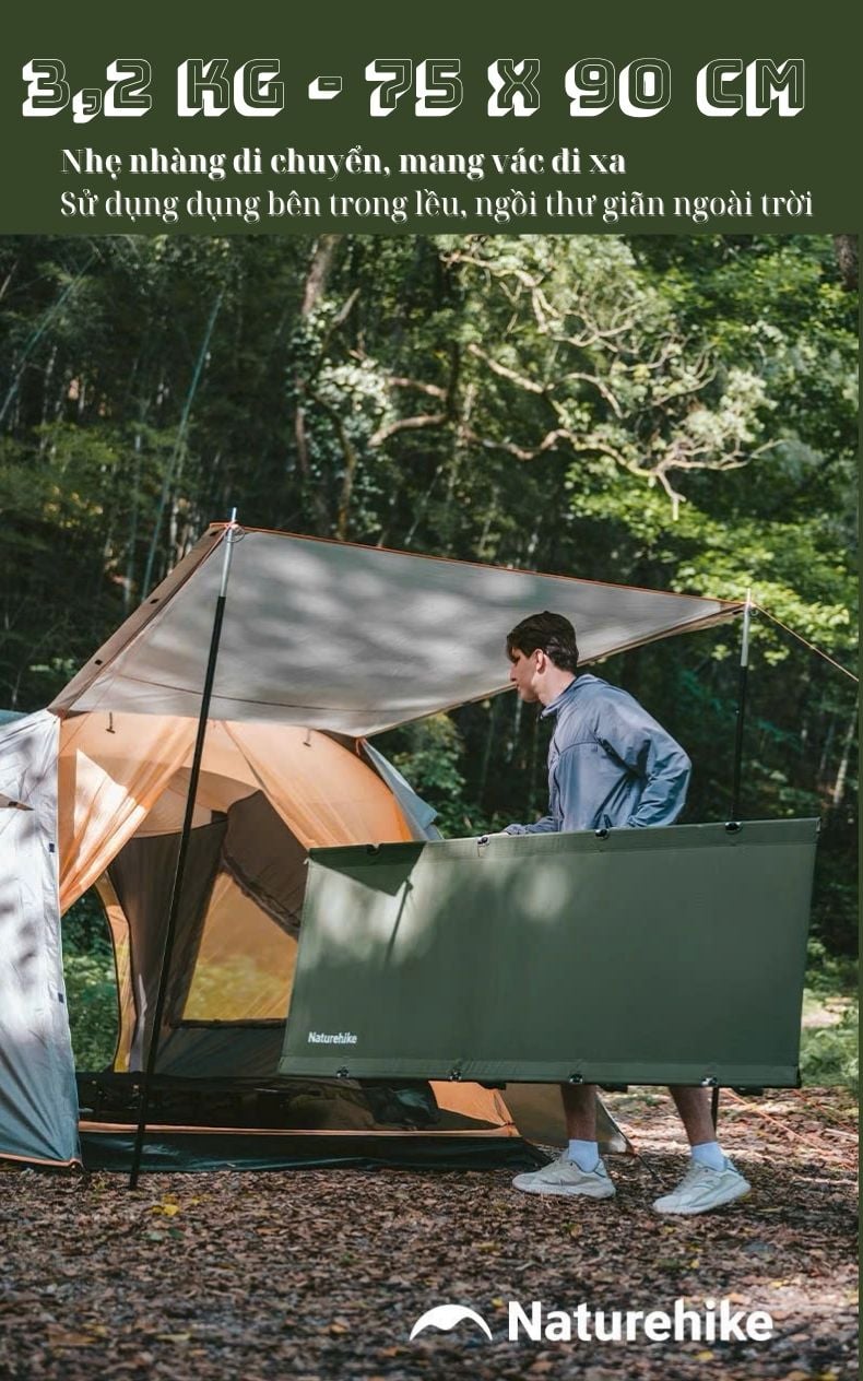 Giường xếp ngủ lều Naturehike CNK2550WS020