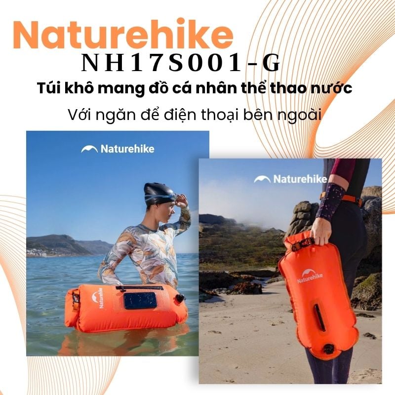Túi mang đồ khô 2 trong 01 cho thể thao nước