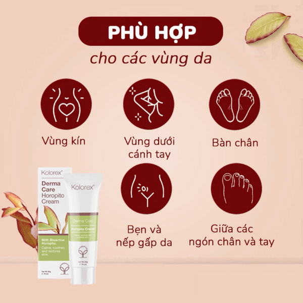 Đối tượng sử dụng Kem dưỡng bảo vệ da nhạy cảm Kolorex Derma Care Cream