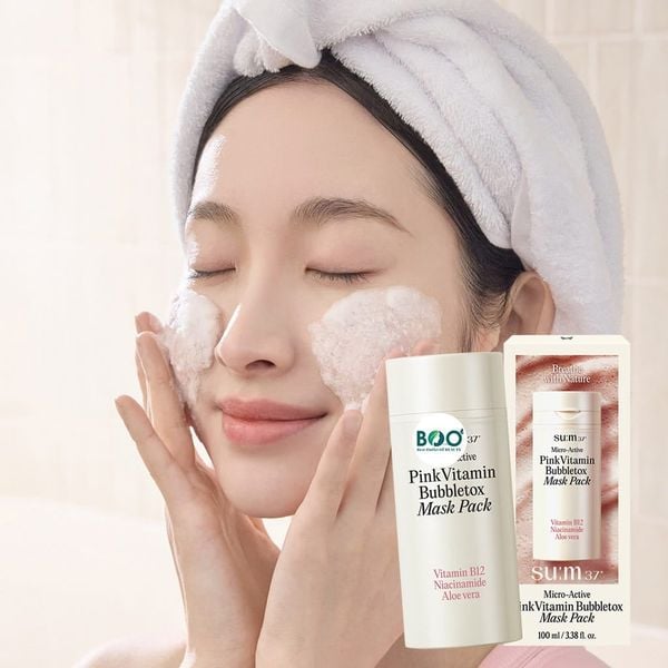 Ưu điểm vượt trội của Micro-Active Pink Vitamin Bubbletox Mask Pack