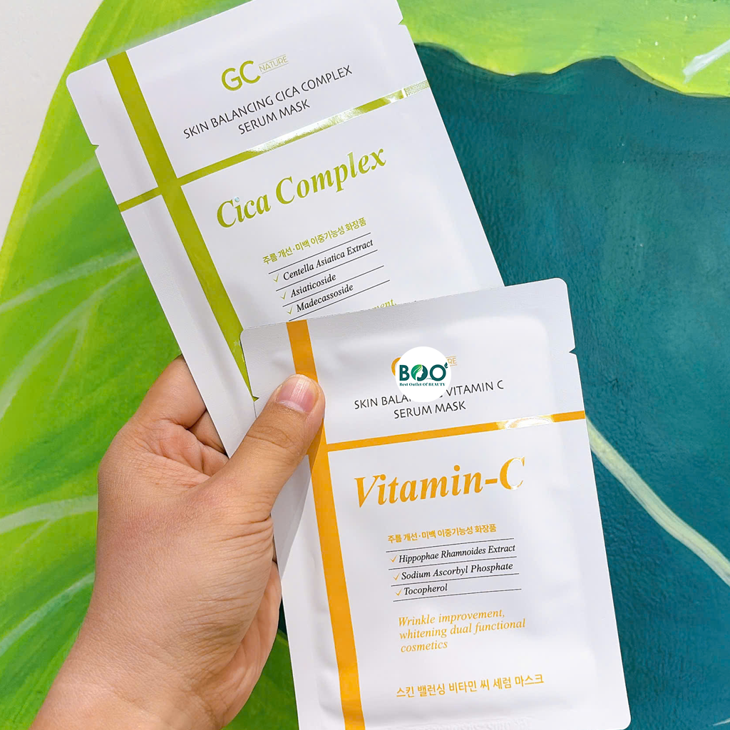 Đối tượng da mụn đỏ thâm sạm phù hợp mặt nạ GC Nature