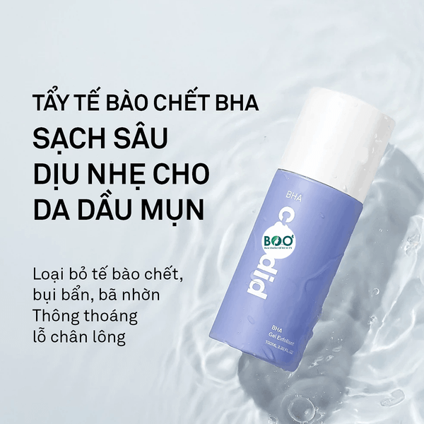 Tổng quan Gel BHA tẩy da chết Candid hỗ trợ giảm mụn