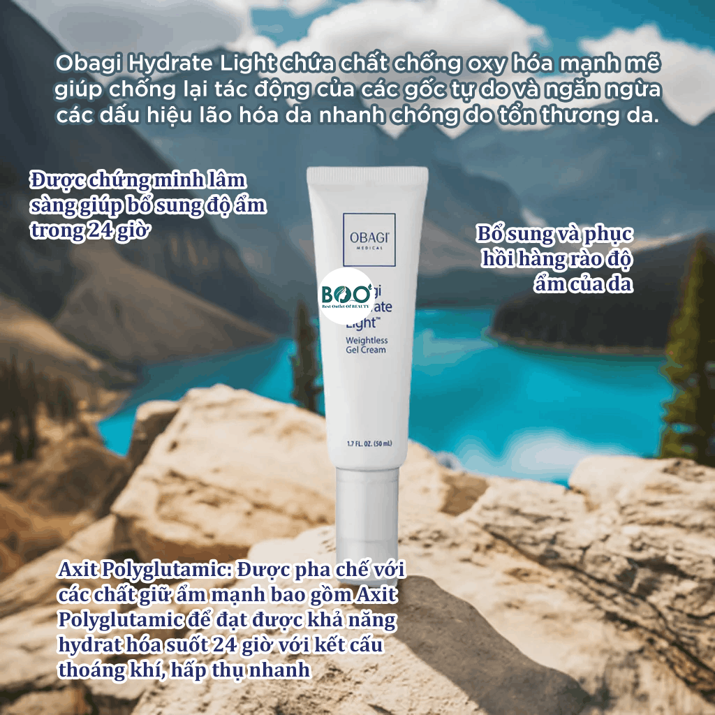 Tổng quan về kem dưỡng ẩm Obagi Hydrate Light