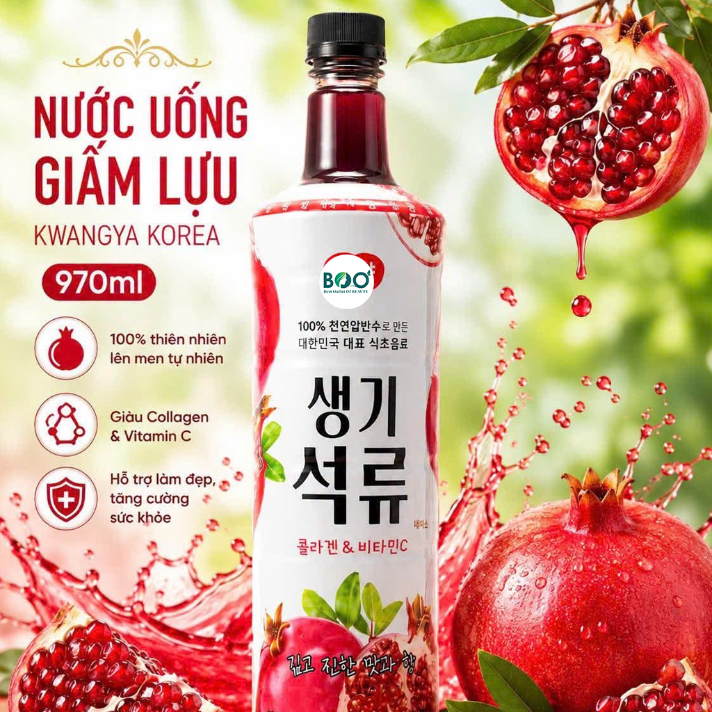 Tổng quan nước giấm lựu lên men Kwangya Hàn Quốc