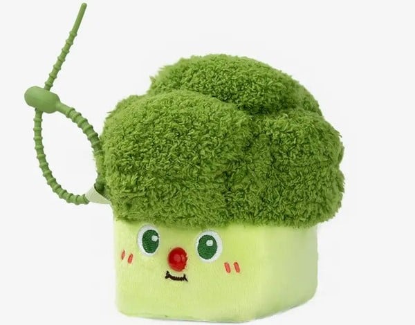 thú bông vuông Squarepals Vegetable Collection 7cm broccoli bông cải xanh