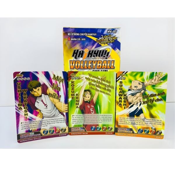 Bài Bóng Chuyền Haikyu!! Bộ Cờ Mở Rộng Đợt 7 Hướng Đến Vòng Toàn Quốc chưa nhiều lá bài hiếm