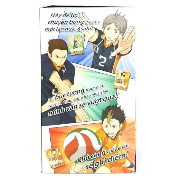 HV-01 Bài Bóng Chuyền Haikyu!! Bộ Cờ Mở Rộng Đợt 1 CLB Bóng Chuyền Trường THPT Karasuno là món quà cho fan sưu tầm