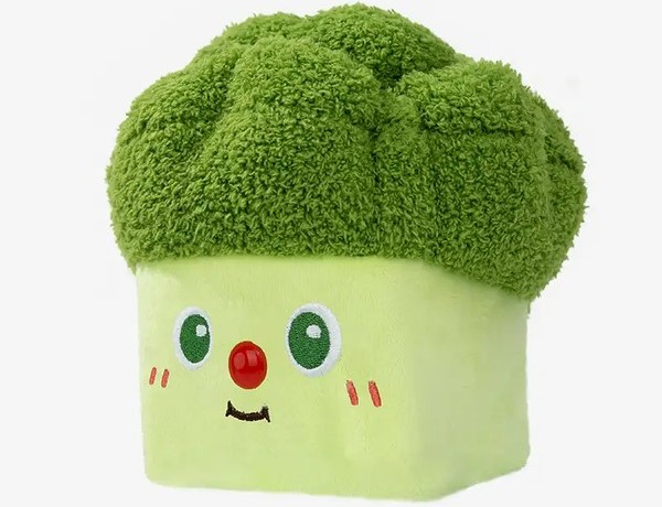 thú bông vuông Squarepals Vegetable Collection 10cm - Broccoli chính hãng xuất được VAT