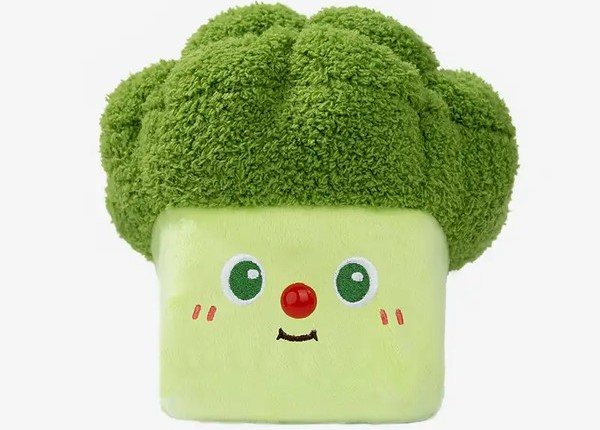 thú bông vuông Squarepals Vegetable Collection 10cm - Broccoli là quà tặng xả stress dễ thương