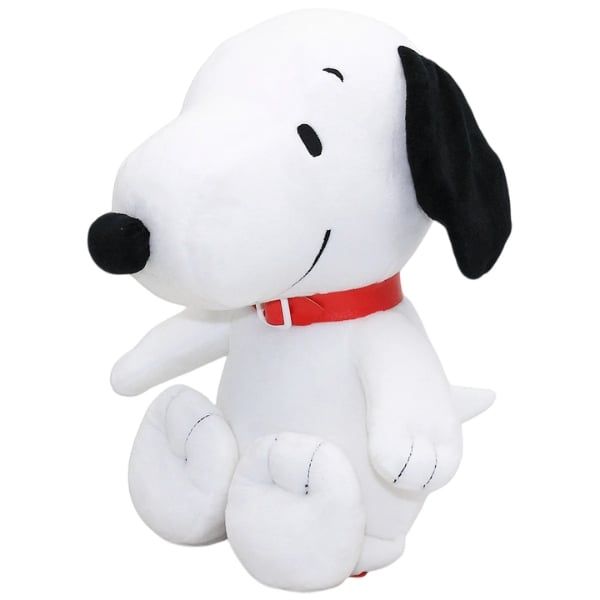 Gấu Bông Snoopy trắng cỡ trung chất vải mềm mại, nhẹ bông