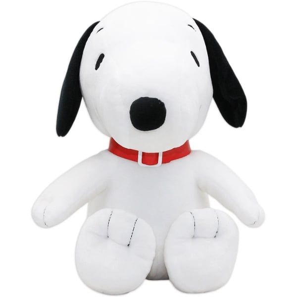 Gấu Bông Snoopy trắng cỡ trung mang thiết kế đáng yêu, khóm khỉnh