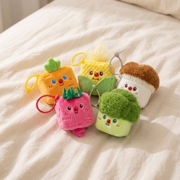 nShop bán thú bông Squarepals Vegetable Collection 7cm chính hãng giá tốt chất lượng cao xuất được VAT