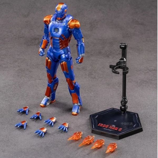 Mô hình trang trí - Marvel - Iron Man MK27 - ZD Toys - ZC45 đi kèm nhiều phụ kiện, đế dựng