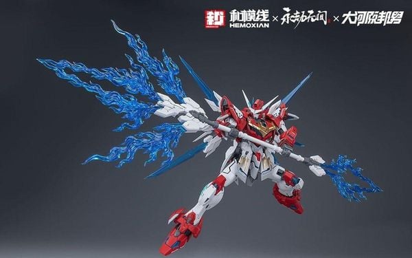 nShop bán mô hình lắp ráp Yue Shan Hemoxian x Naraka Blade Point chi tiết clear lửa trong suốt đẹp mắt