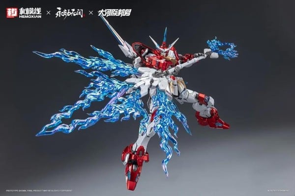 nShop bán model kit Deluxe Edition Hemoxian x Naraka Blade Point hiệu ứng lửa xanh toàn thân cực cool