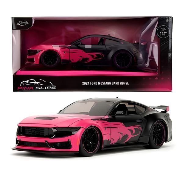 Xe Mô Hình JADA TOYS Pink Slips 2024 Ford Mustang Dark Horse 1:24 - sản phẩm chính hãng