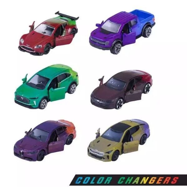 Xe Mô Hình MAJORETTE Color Changers Premium Cars - màu sắc chi tiết