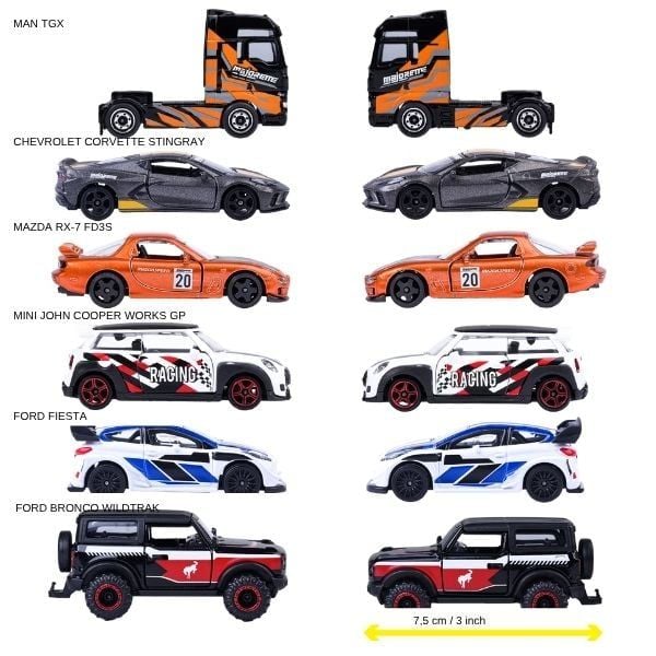 Xe Mô Hình MAJORETTE Racing Premium Cars - phù hợp sưu tầm