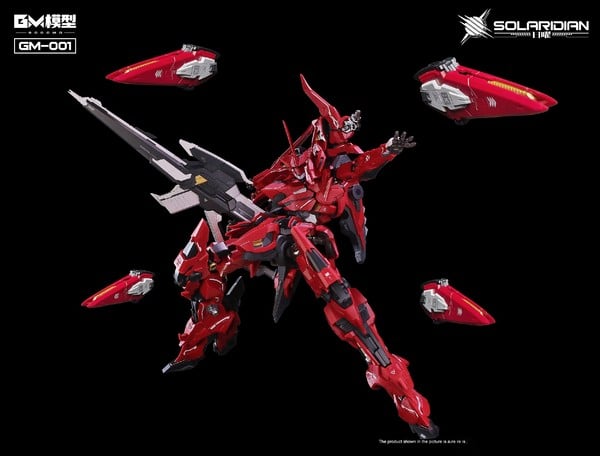 Model Kit Mecha 1:72 GM-Godomo GM-001 Solaridian - Nhật Diệu có khung xương linh hoạt dễ pose dáng