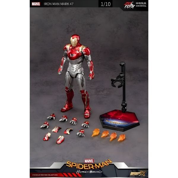 Mô hình Marvel - Iron Man MK47 - ZD Toys đi kèm phụ kiện đa dạng