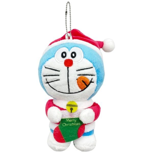 móc balo thú bông Doraemon giáng sinh noel chất lượng cao