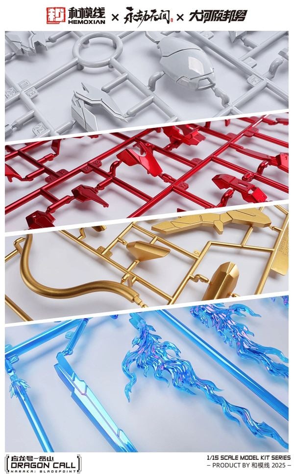 nShop bán model kit Deluxe Edition Hemoxian x Naraka Blade Point sơn phủ metallic kim loại đẹp sắc nét