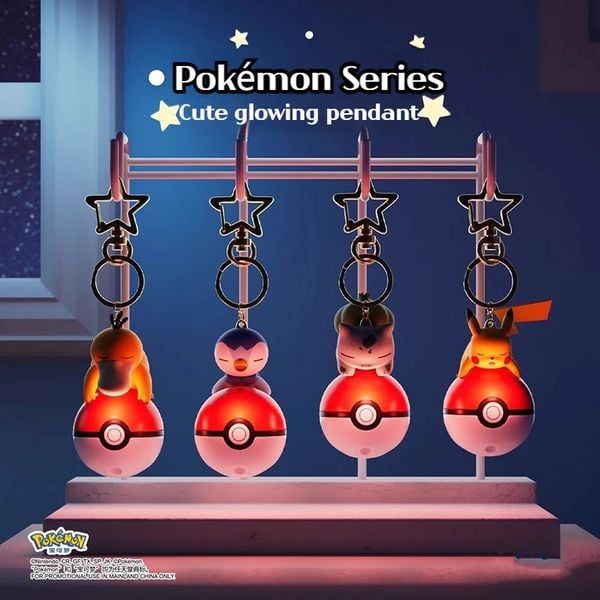 giao hàng Móc khóa mô hình Pokemon Luminous Phát Sáng ship cod toàn quốc