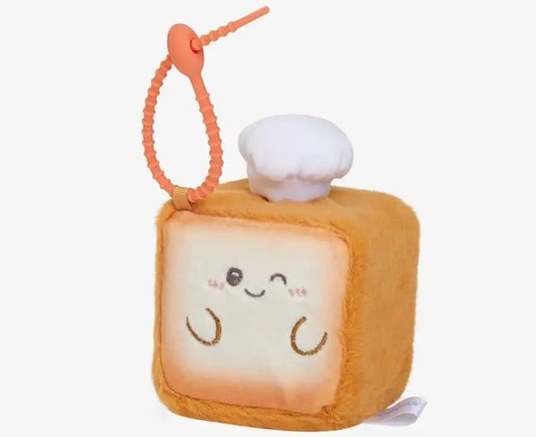 thú bông Squarepals Food Collection 7cm bread bánh mì sandwich