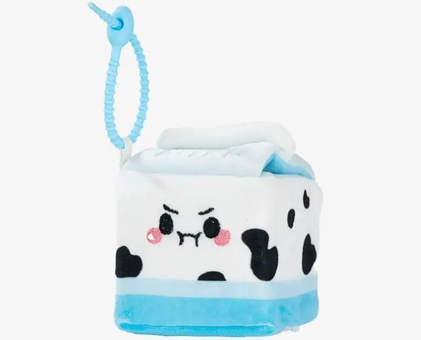 thú bông Squarepals Konbini Collection 7cm milk sữa