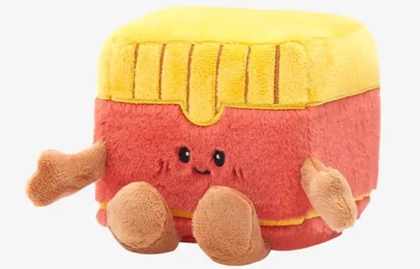 thú bông vuông Squarepals Food Collection 10cm french fries khoai tây chiên