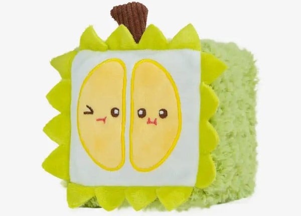 thú bông vuông Squarepals Fruit Collection 10cm durian sầu riêng