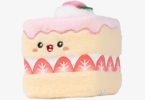 thú bông vuông Squarepals Konbini Collection 10cm cake bánh kem