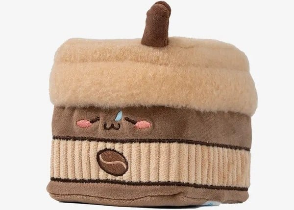 thú bông vuông Squarepals Konbini Collection 10cm coffee ly cà phê