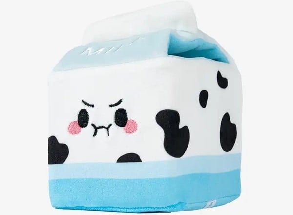 thú bông vuông Squarepals Konbini Collection 10cm milk hộp sữa tươi