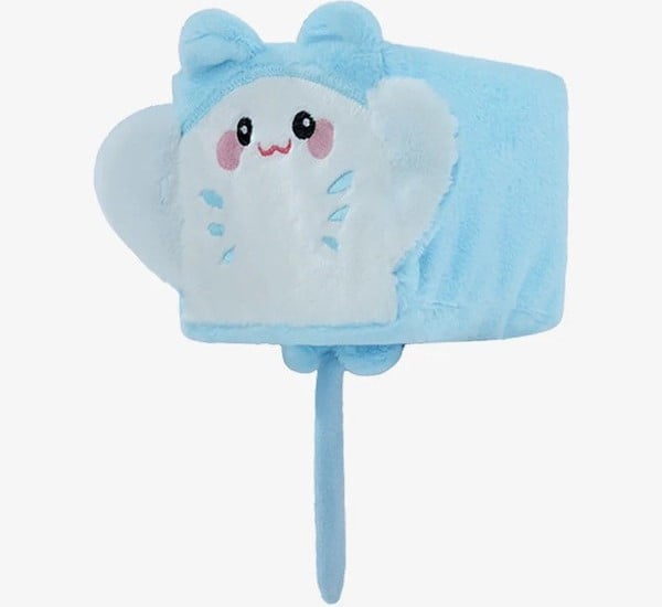 thú bông vuông Squarepals Ocean Collection 10cm ray cá đuối