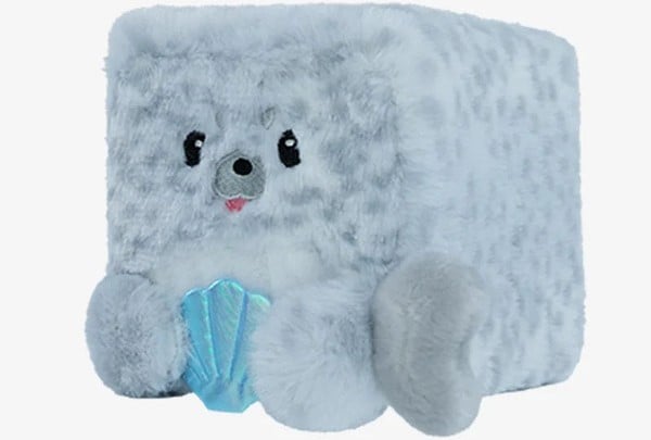 thú bông vuông Squarepals Ocean Collection 10cm seal hải cẩu