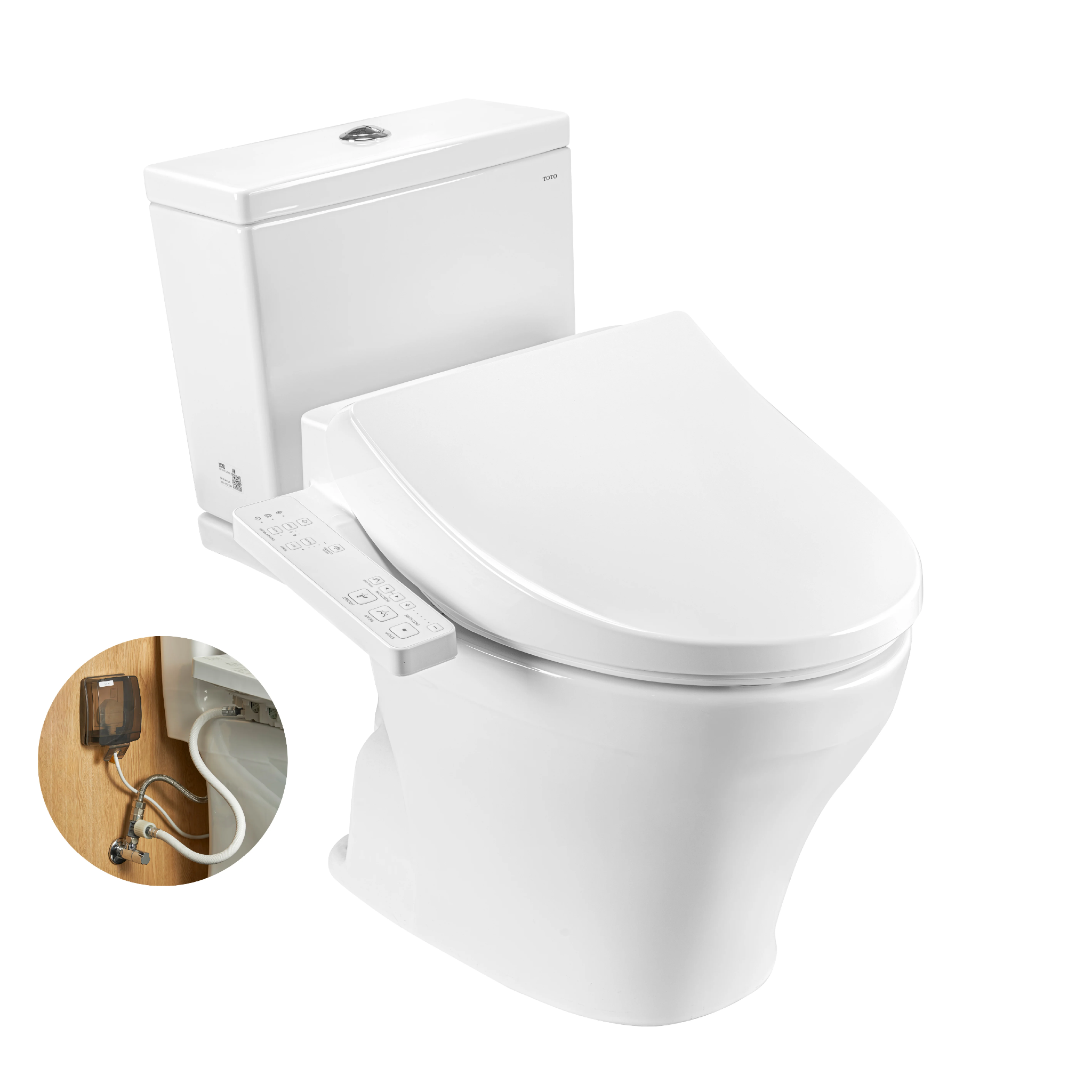 Bồn cầu TOTO CS326DW26#XW nắp rửa điện tử WASHLET
