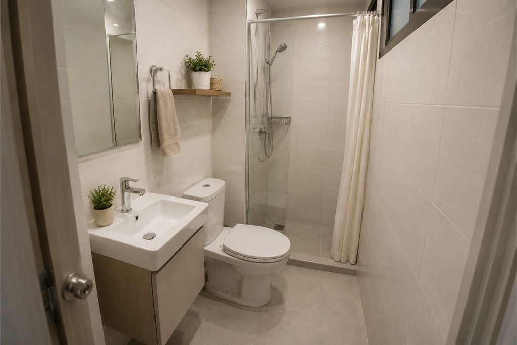 Kích thước nhà vệ sinh phòng trọ