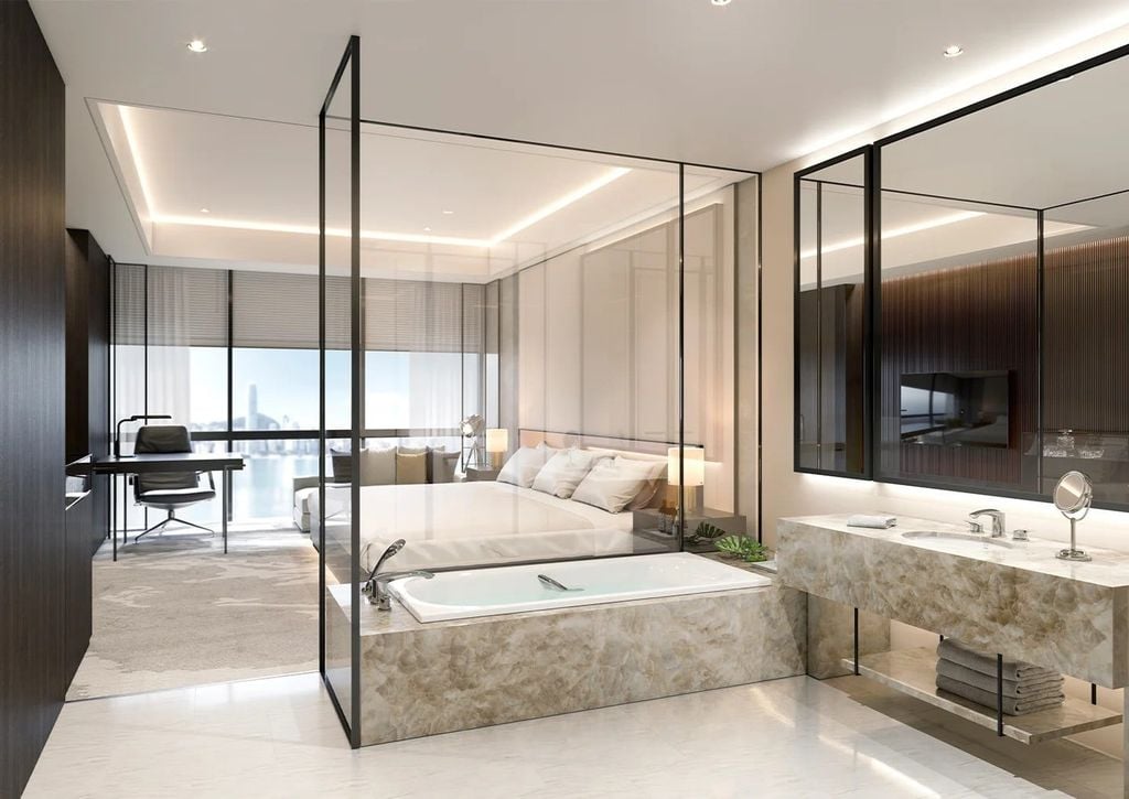 Kích thước nhà vệ sinh trong phòng ngủ