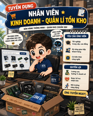 Viện Máy Tính tuyển dụng Nhân viên Kinh doanh Đặt hàng - Quản lí tồn kho
